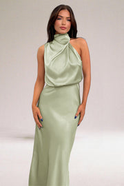 Giselle™ | Elegant Halter Neck Dress