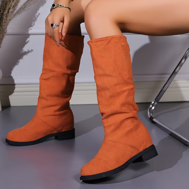 CLARA AUTUMN BOOTS - Mid-Heel Slip-On