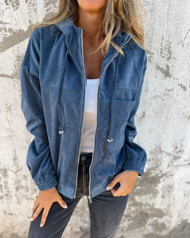 Cynthia™ | Hooded Zip Jacket