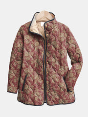 Hannah™ | Retro Floral Print Jacket