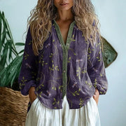 Martha™ | Relaxed Blouse with Nature Print