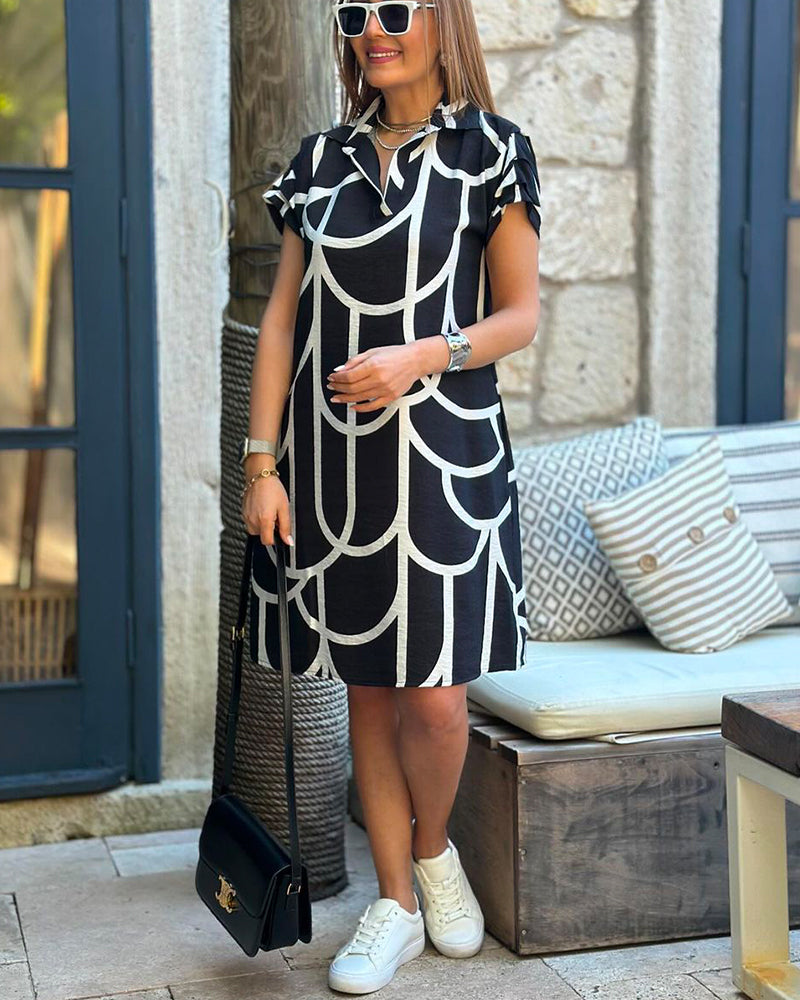 Lynn™ | Dress with Short Sleeves