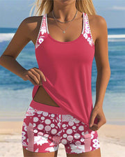 Melanie™ | Two-Piece Swimsuit with Comfortable Fit and Floral Beach Style