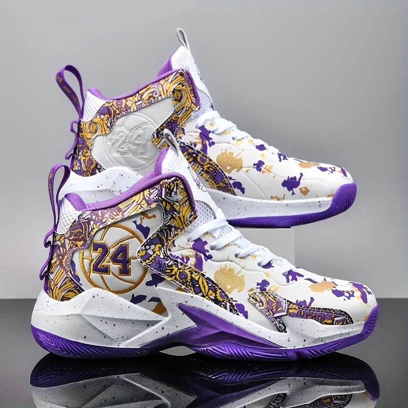 COMFORTABLE HIGH-TOP BASKETBALL SNEAKERS