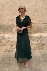Alison™ | Elegant V-neck Fantasy Party Maxi Dress