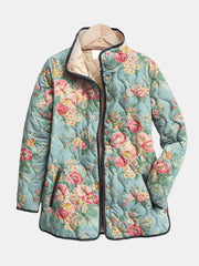 Eliza™ | Quilted Floral Print Jacket