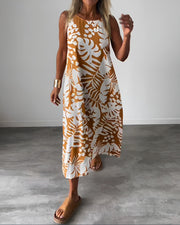 Felicity | Women's Sleeveless Draped Elegant Dress Evening
