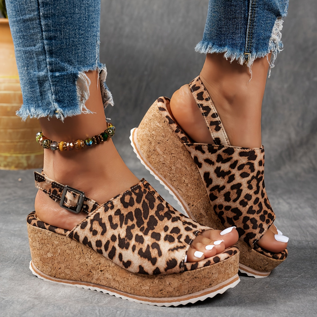 Terra | Women's Platform Adjustable Buckle Sandals