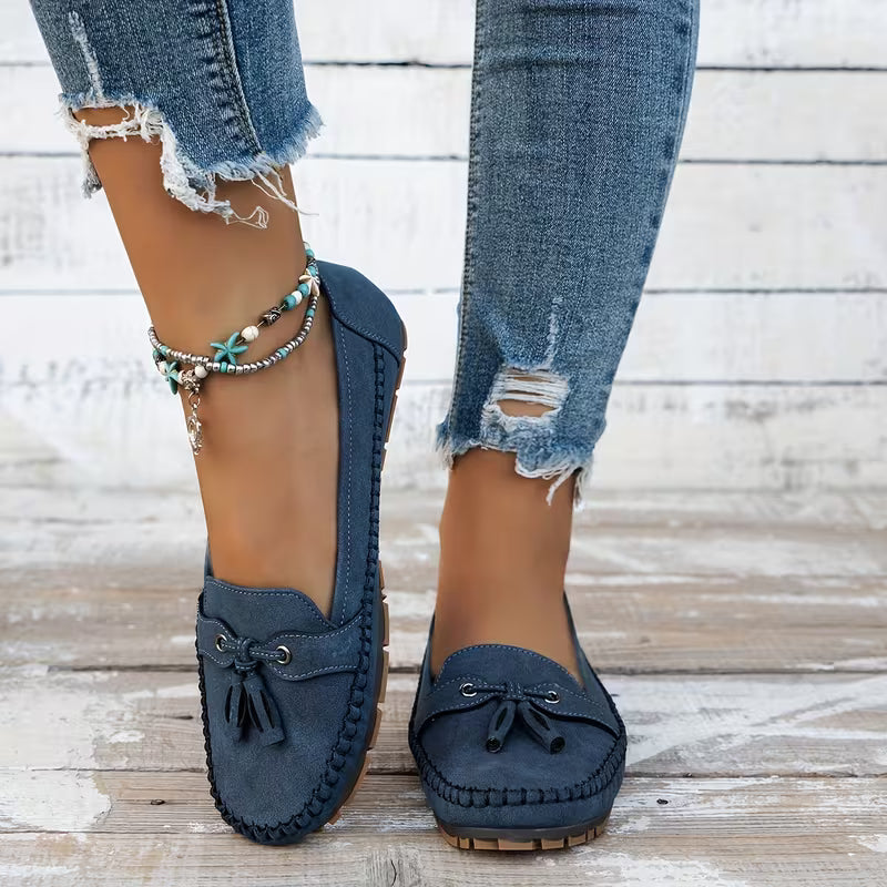 CERES | WHEAT-EMBELLISHED COMFORT-FIT LOAFERS