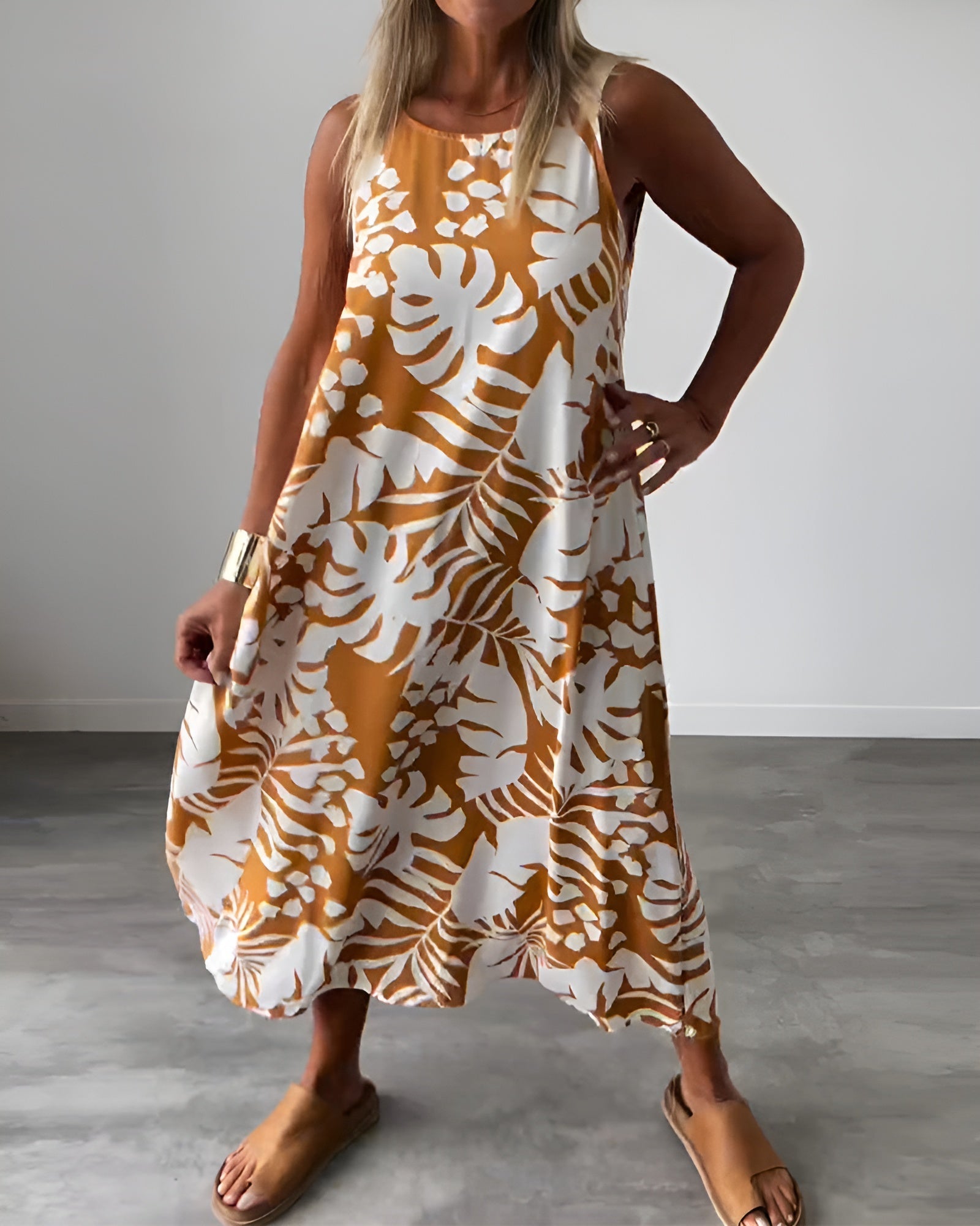 Felicity | Women's Sleeveless Draped Elegant Dress Evening