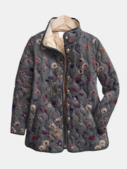 Georgia™ | Vintage Floral Print Quilted Jacket