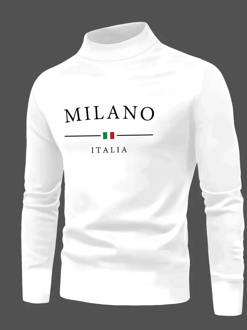 ALEX™ SLIM FIT HIGH NECK LONG SLEEVE T-SHIRT