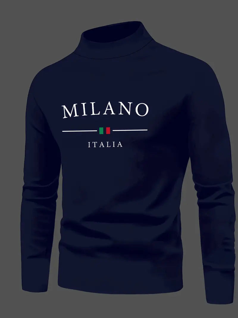 ALEX™ SLIM FIT HIGH NECK LONG SLEEVE T-SHIRT