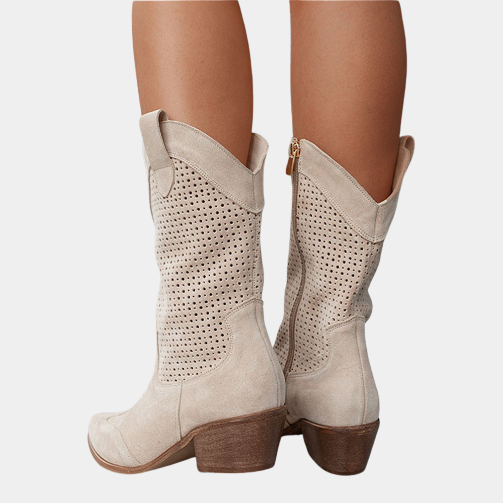 Natalie™ | Cowboy Style Orthopedic Boots