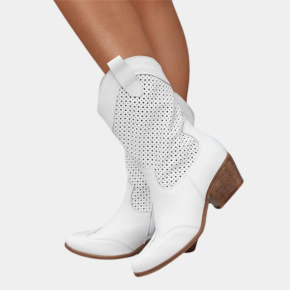 Natalie™ | Cowboy Style Orthopedic Boots