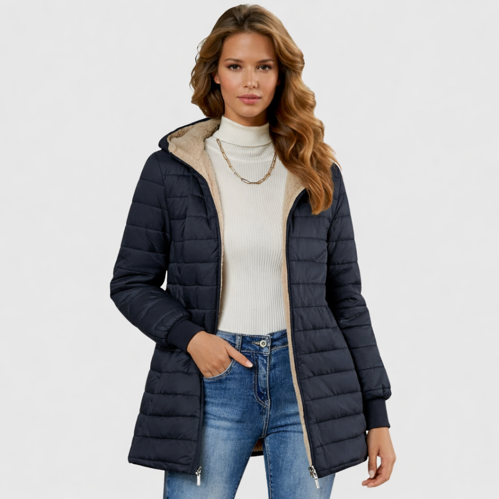 Geraldine™ | Sherpa-Lined Winter Coat