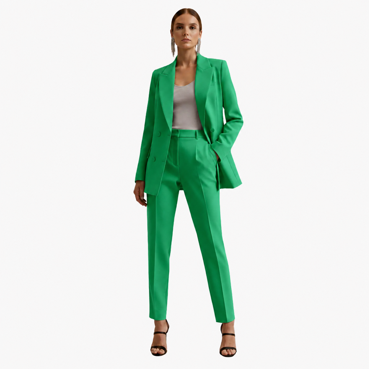 Tabitha | Women's Double Breasted Blazer Suit Set