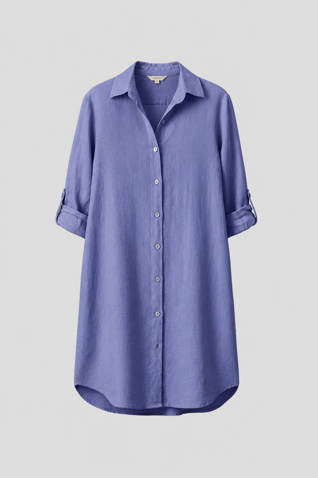 Saskia | Women's Long Sleeve Button Front Shirt Dress