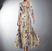 Martha™ | Elegant Maxi Dress with Floral Pattern