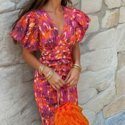 Aria | Women's Wedding Guest Printed Dress