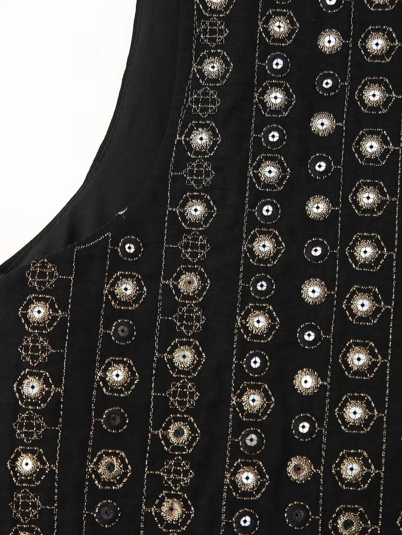 Celestia™ | Sequin Pattern Boho Vest