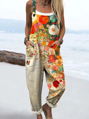 Lynn™ | Vintage Floral Jumpsuit for Women
