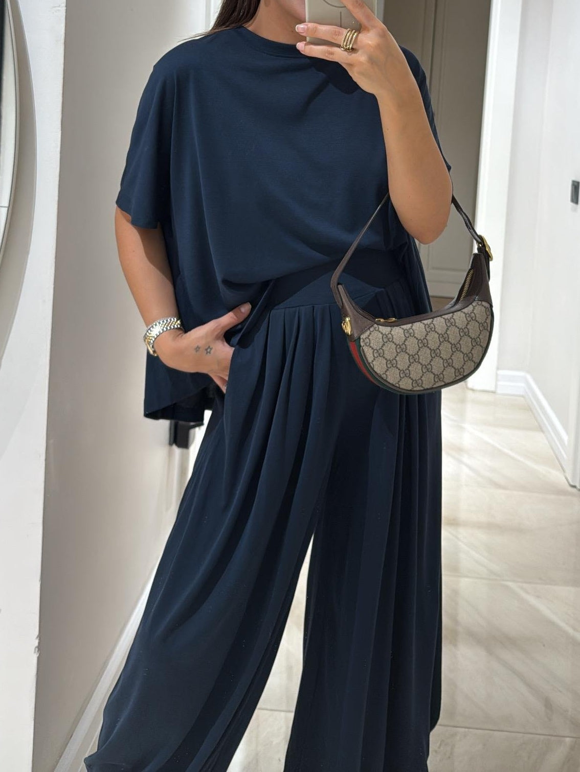 Leanne™ | Casual Top & Wide-Leg Pants Set