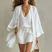 Avery | Women's Three Piece V-Neck Set