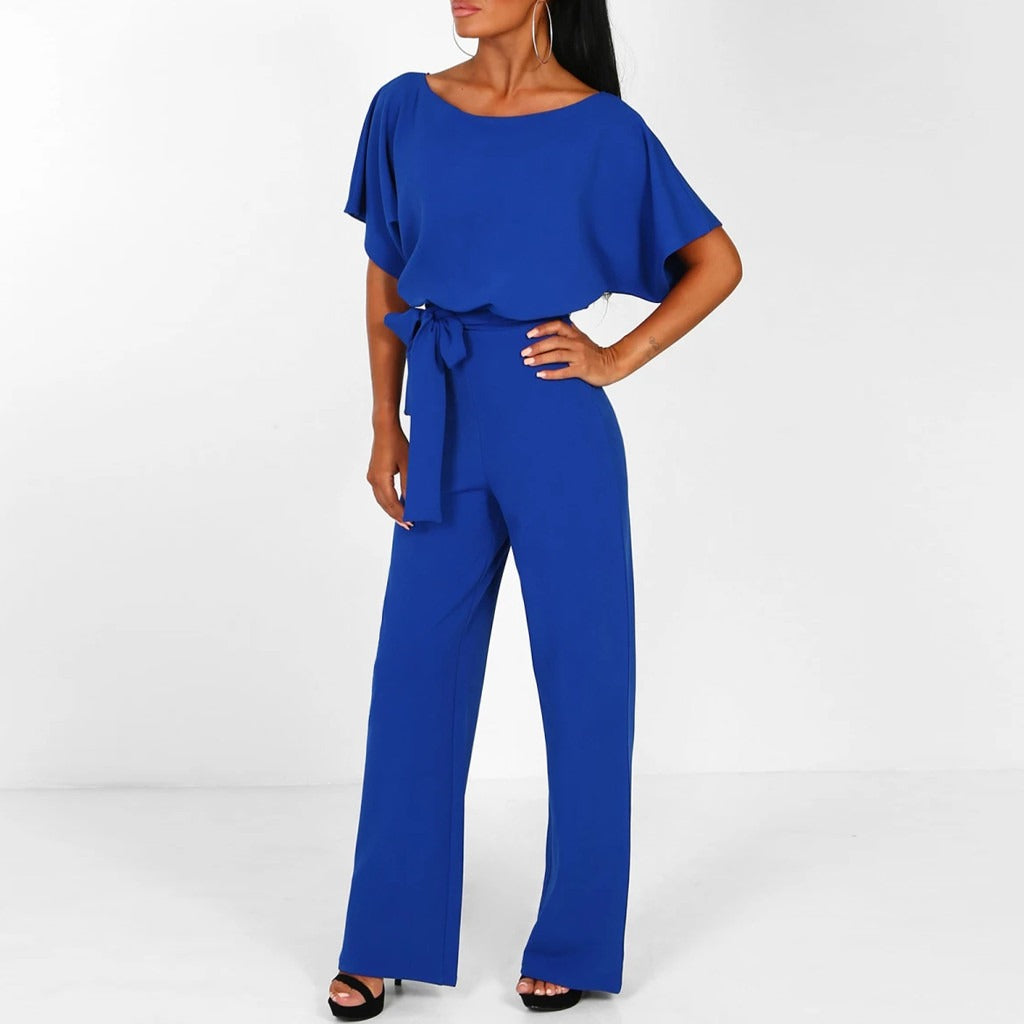 Elijah™ | Belted Wide-Leg Jumpsuit