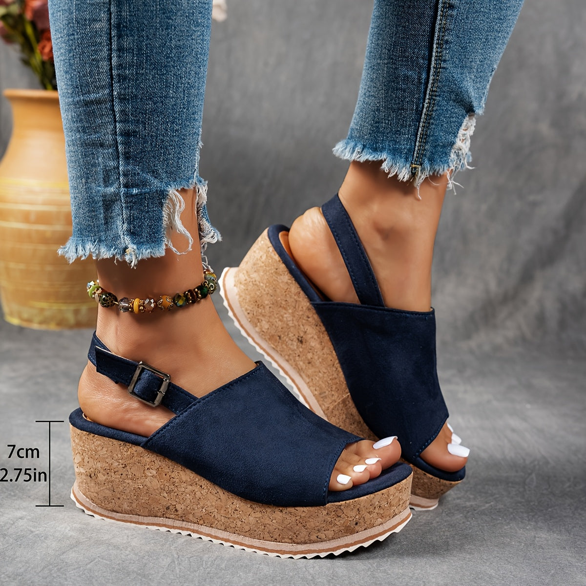 Terra | Women's Platform Adjustable Buckle Sandals