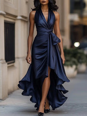 Calliope | Women's Halter Neck Maxi Dress