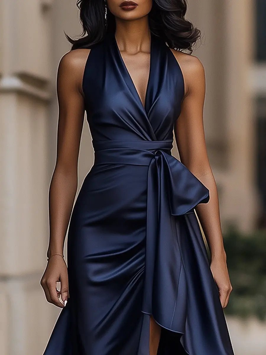 Calliope | Women's Halter Neck Maxi Dress