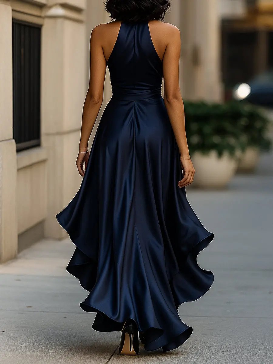 Calliope | Women's Halter Neck Maxi Dress
