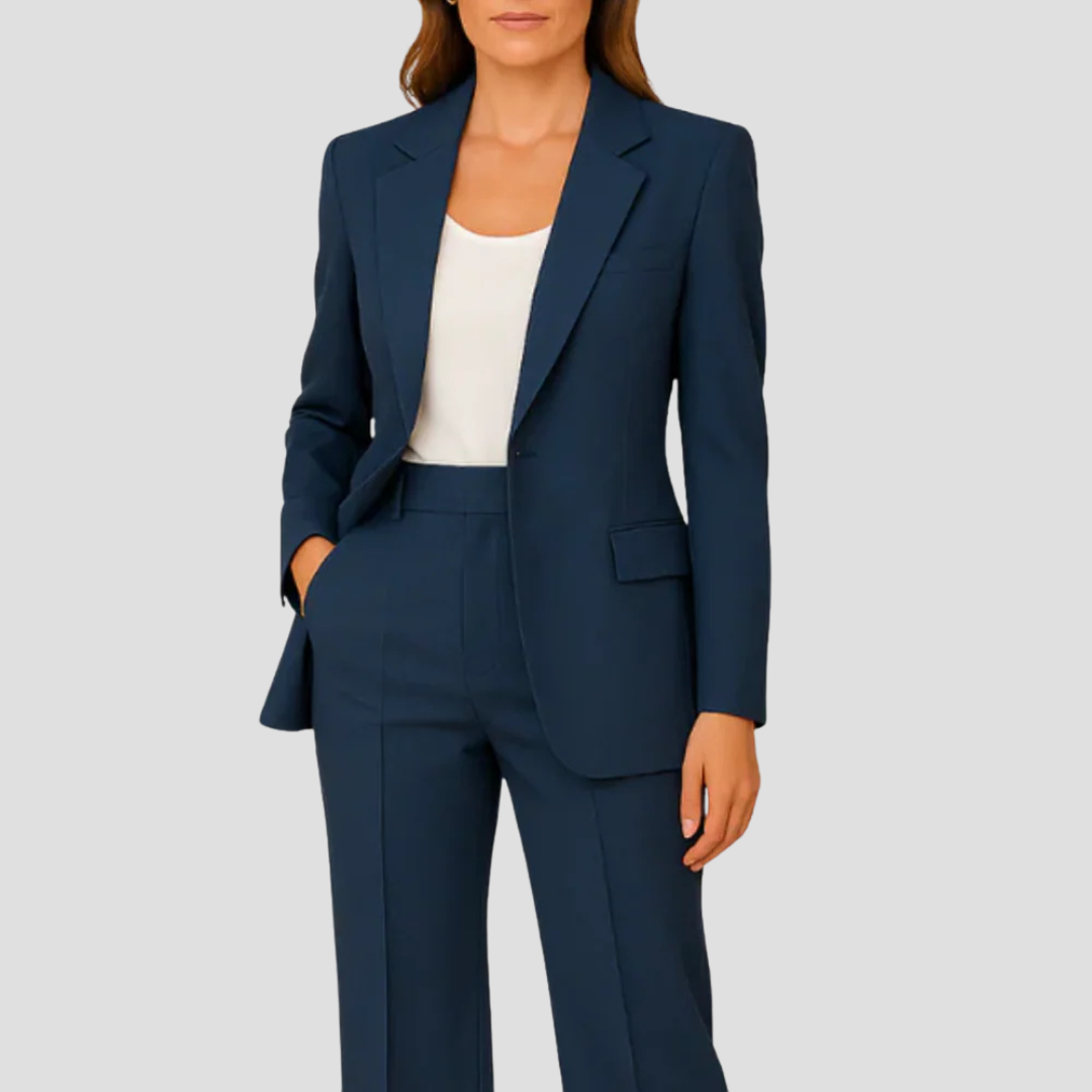 Darienne | Women's Tailored Blazer Pantsuit 2 Piece Set
