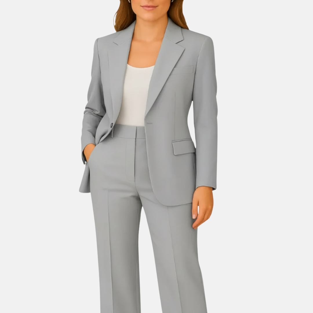 Darienne | Women's Tailored Blazer Pantsuit 2 Piece Set