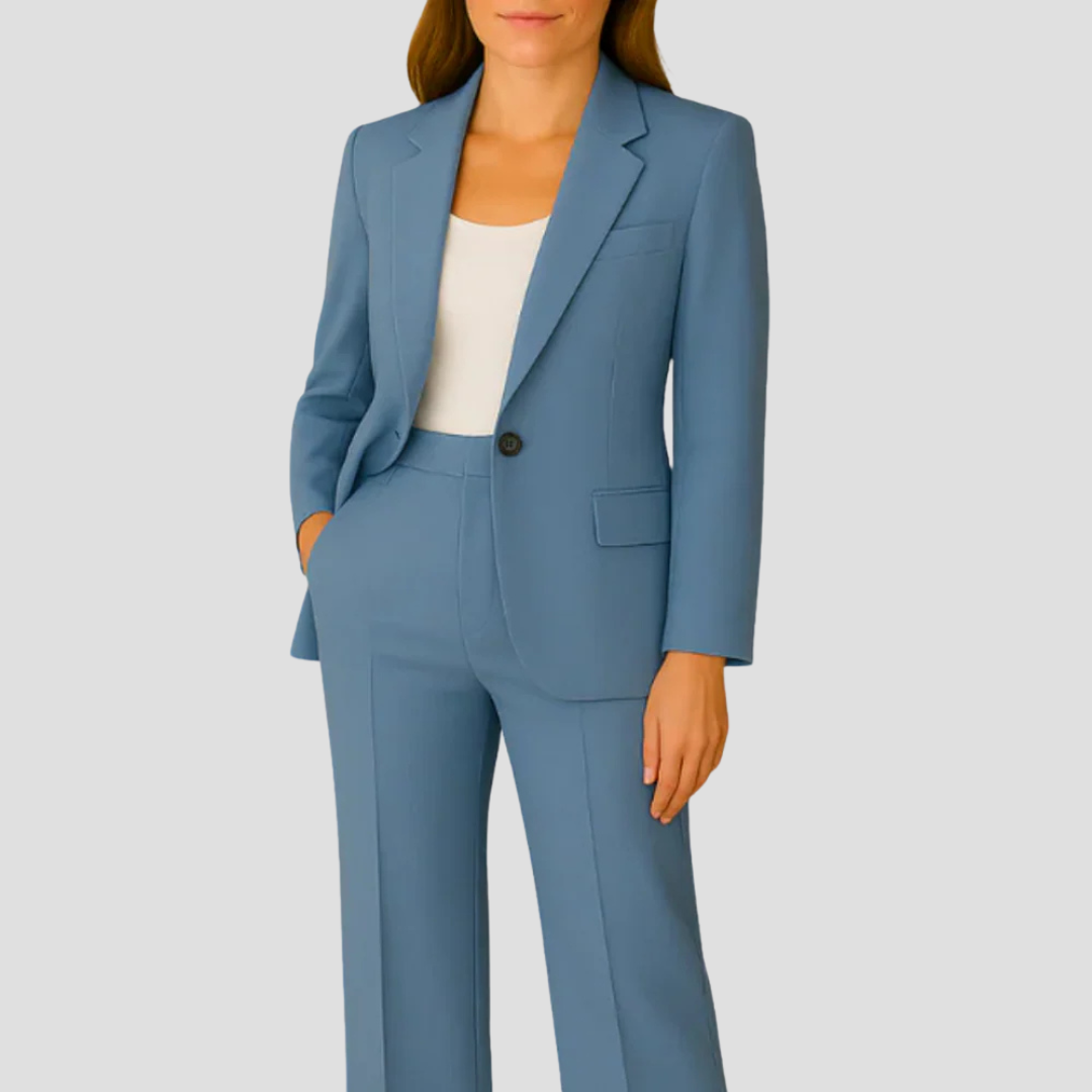 Darienne | Women's Tailored Blazer Pantsuit 2 Piece Set