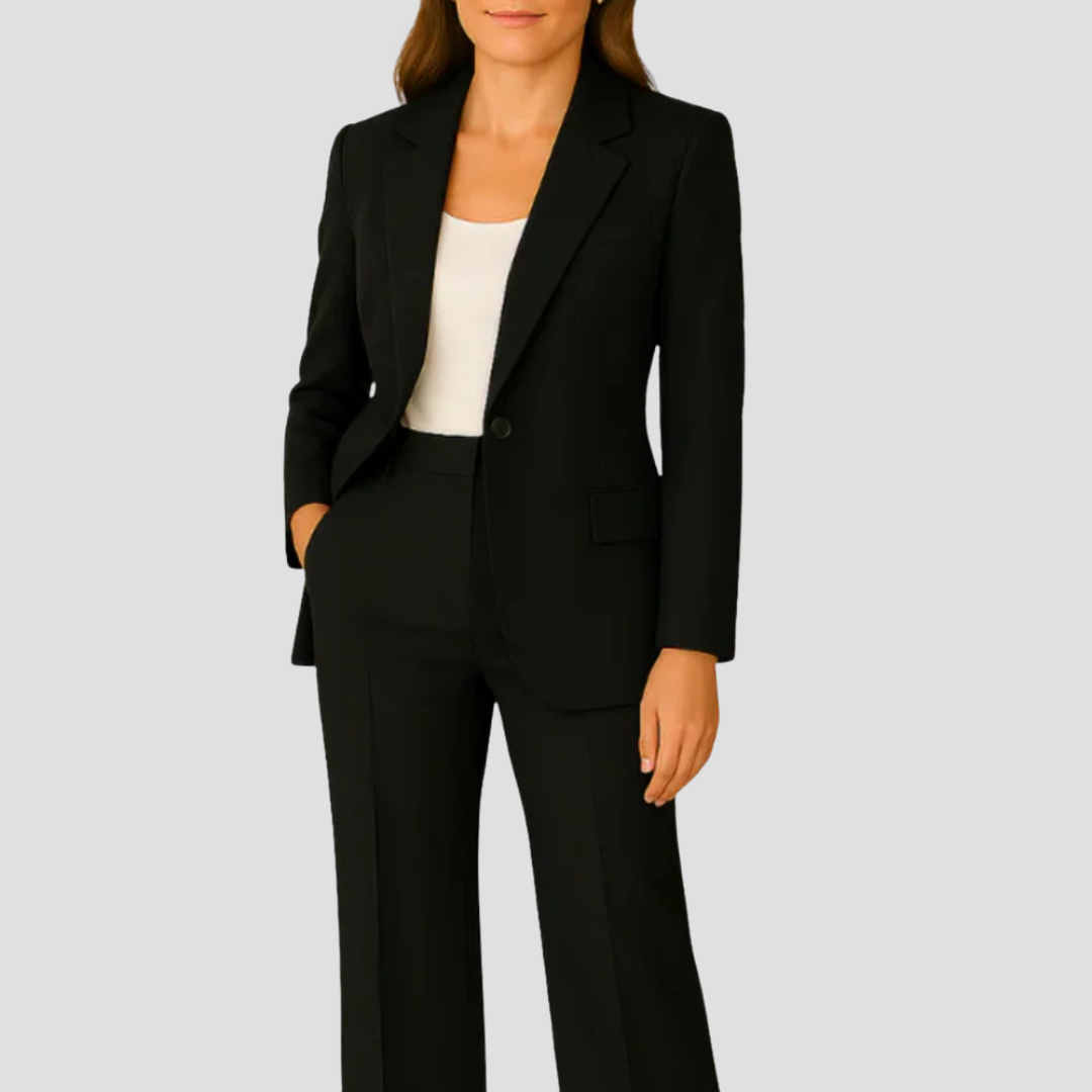 Darienne | Women's Tailored Blazer Pantsuit 2 Piece Set
