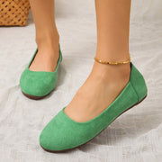 Delia | Women's Square Toe Slip-On Ballet Flats