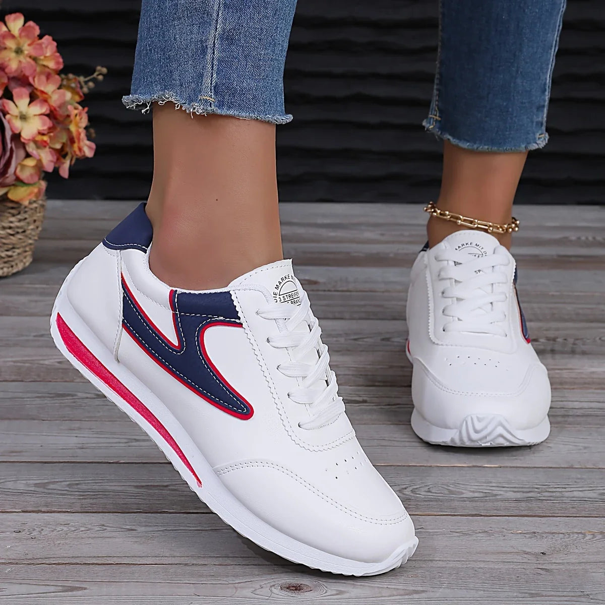 CASTLE™ FASHION-FORWARD COLORBLOCK SNEAKERS
