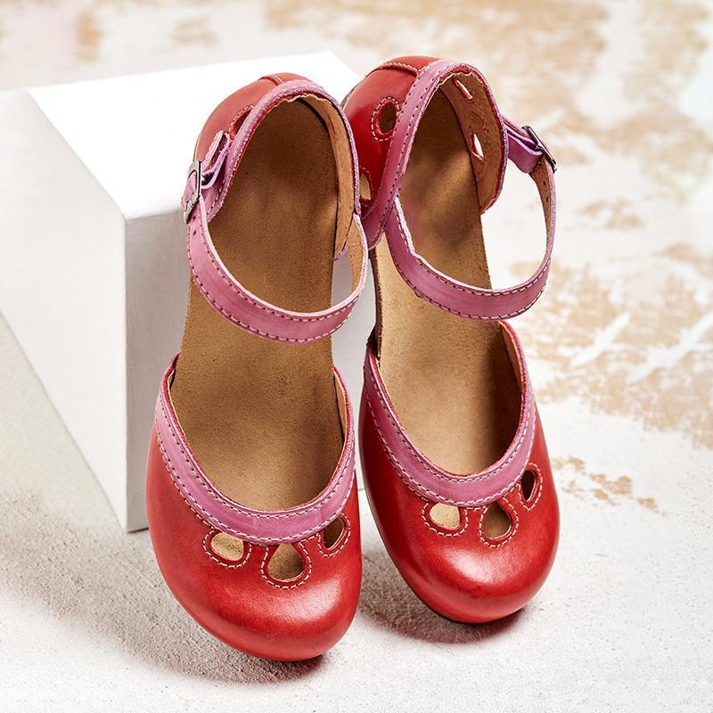 Charlotte | Women's Orthopedic Low Heel Flat Sandals