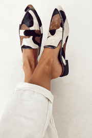 Jasmine | Women's Abstract Print Slip On Loafers