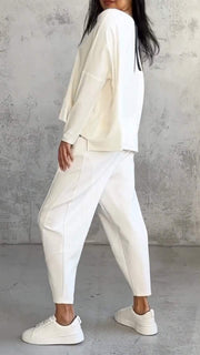 Nora | Women's 2 Piece Lounge Set Long Sleeve Top and Pants