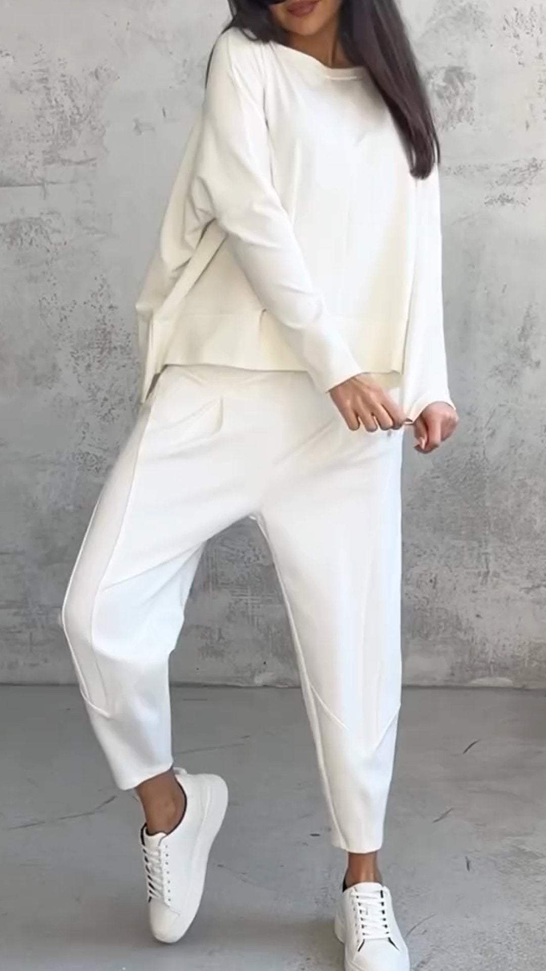 Nora | Women's 2 Piece Lounge Set Long Sleeve Top and Pants