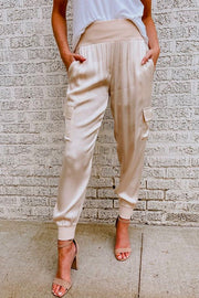 Kaia | Women's High Waist Cargo Jogger Pants