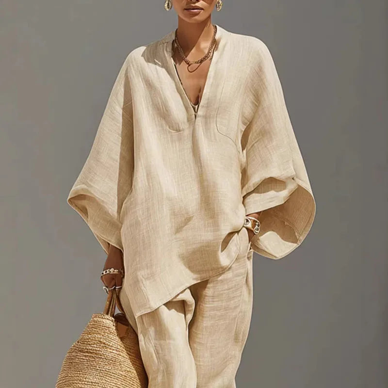 Lavinia | Women's Batwing Wide Leg Matching Set