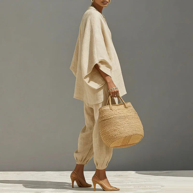 Lavinia | Women's Batwing Wide Leg Matching Set
