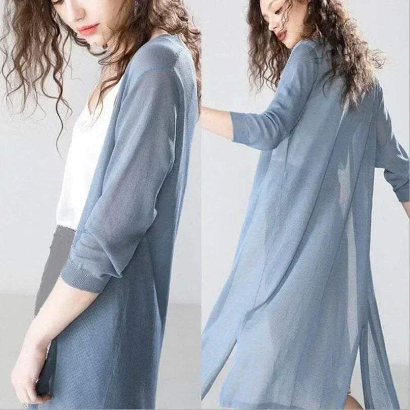 Miriam | Women's Open Front Long Sleeve Cardigan
