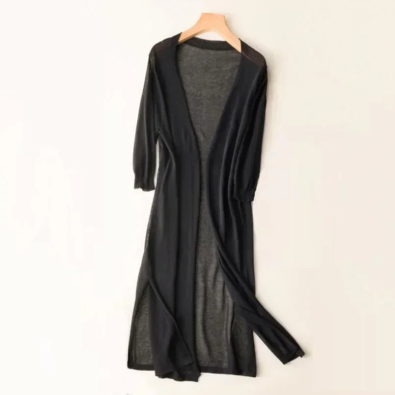 Miriam | Women's Open Front Long Sleeve Cardigan