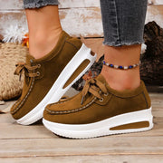 Nadia | Women's Platform Lace Up Sneakers