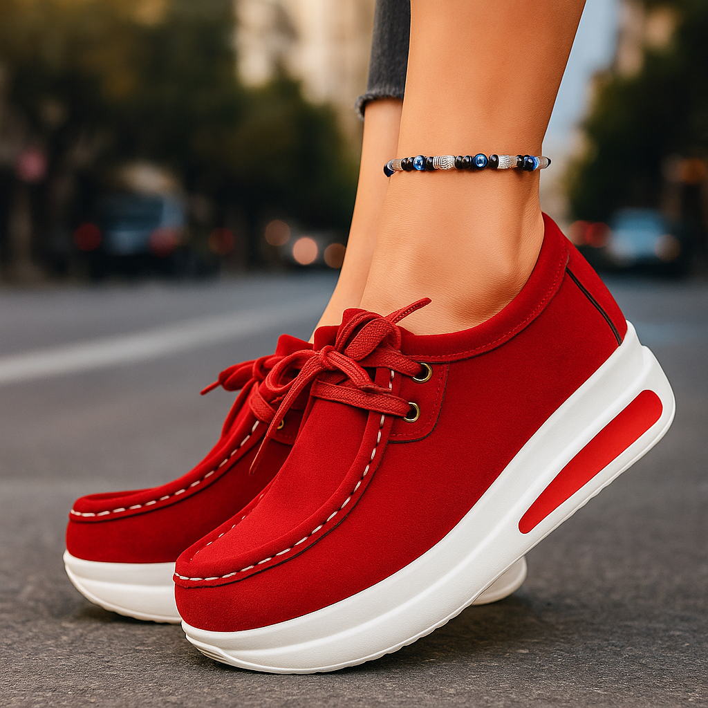 Nadia | Women's Platform Lace Up Sneakers